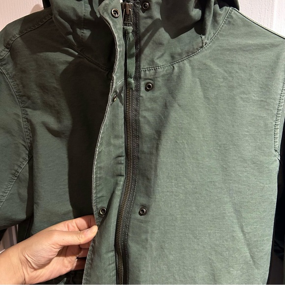 Abercrombie Fitch women hooded utility jacket size M - Picture 4 of 5